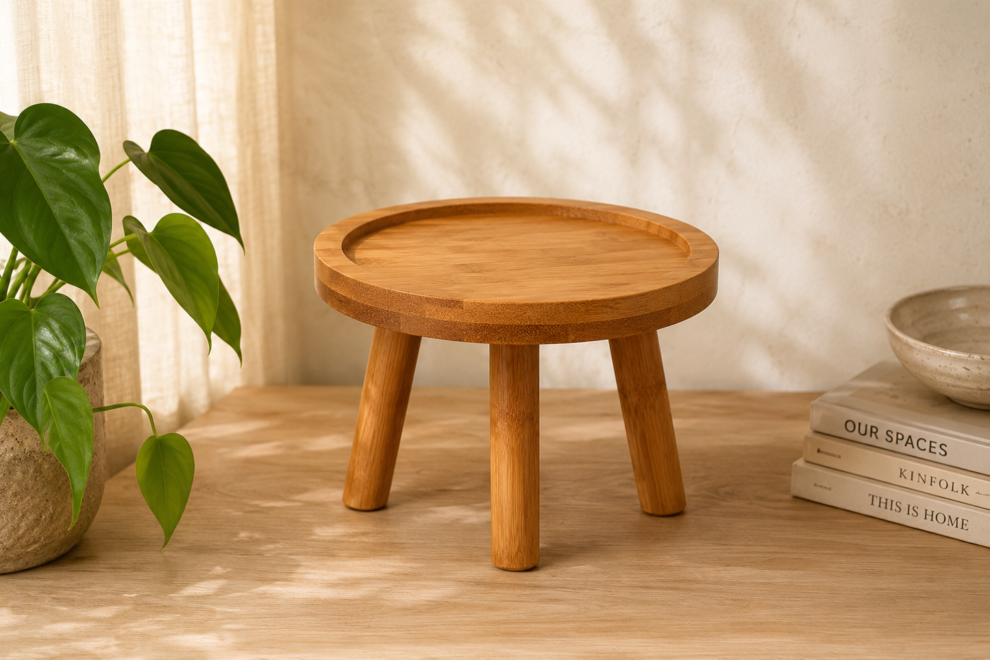 The Grove Timber Plant Stand
