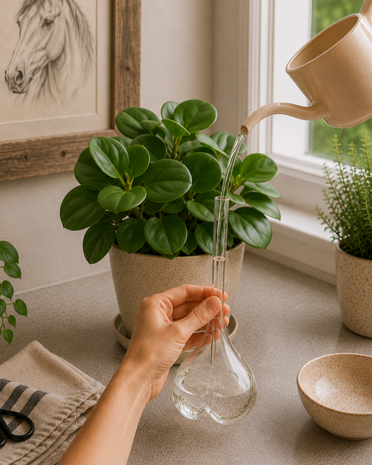 The Heart Self-Watering Globe 2 Set