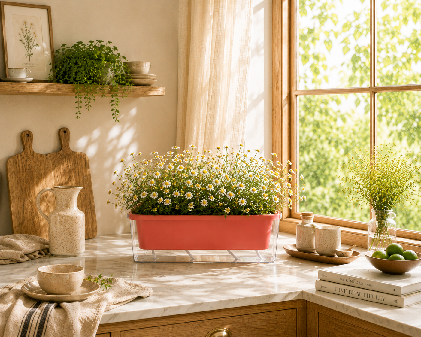 The Kitchen Garden Self-Watering Planter