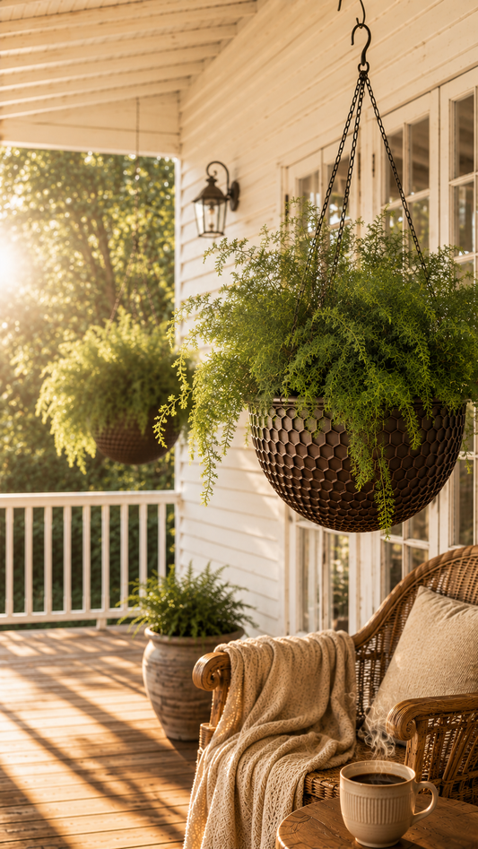 Haven Self-Watering Hanging Basket - Medium Set of 2