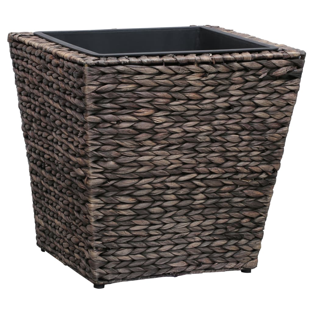 NNEVL Garden Raised Beds 3 pcs Water Hyacinth Brown-4