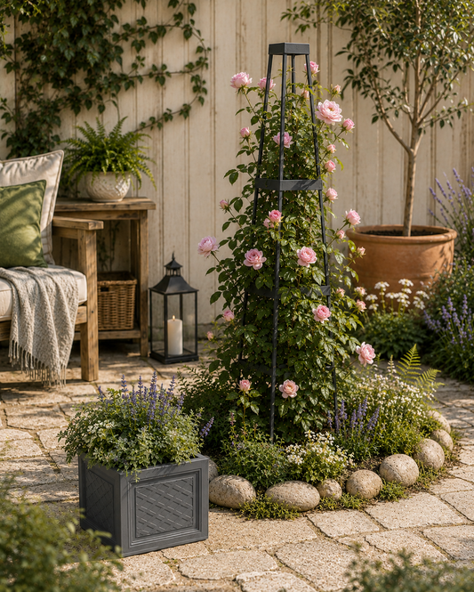 The Arbor Self-Watering Trellis Planter