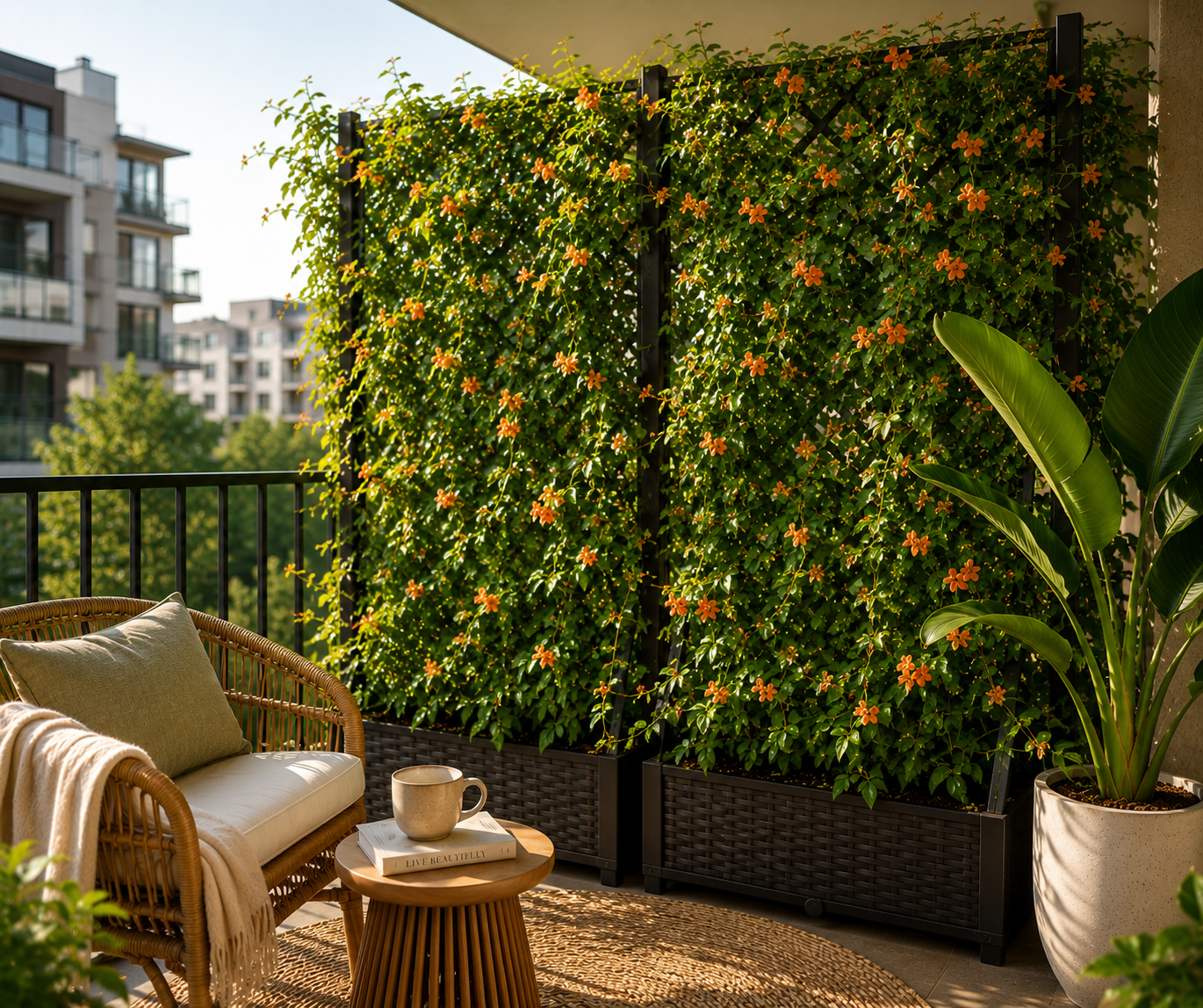The Retreat Living Screen Planter