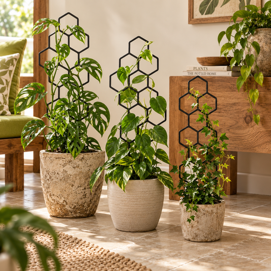 Honeycomb Plant Climbing Trellis – Set of 3
