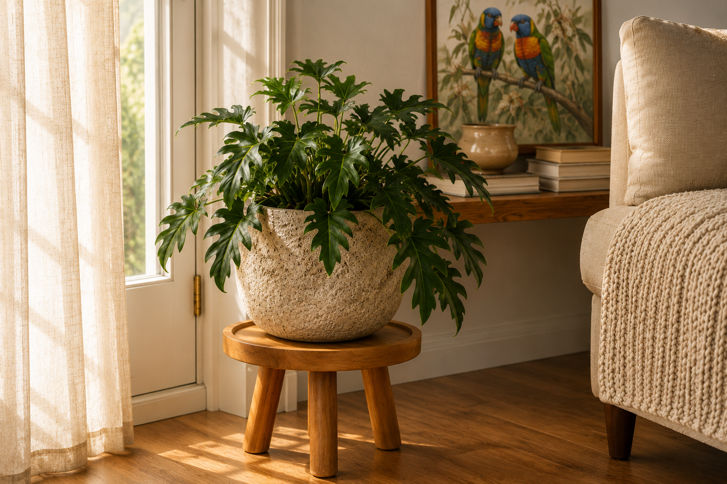 The Grove Timber Plant Stand