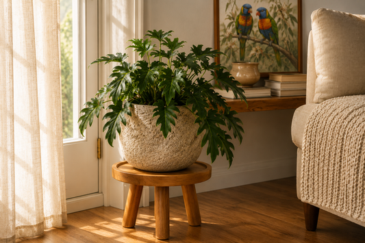 The Grove Timber Plant Stand