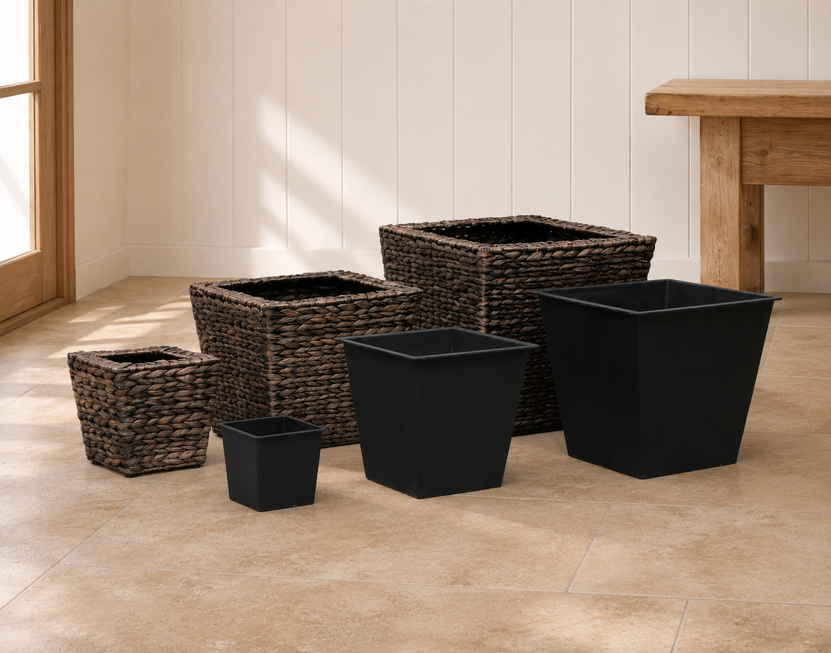 The Hearth Water Hyacinth Planter Set - 3 Piece