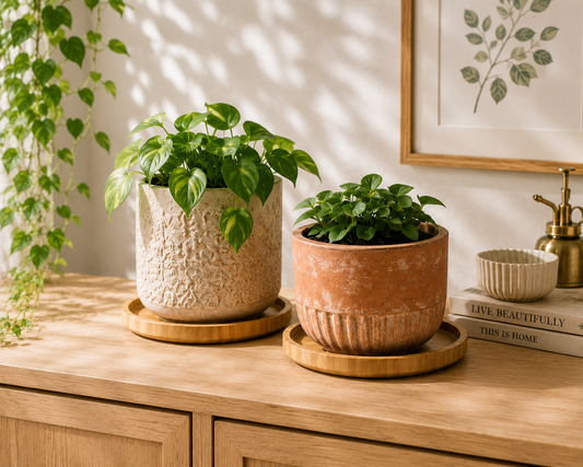 The Grove Bamboo Saucer Set